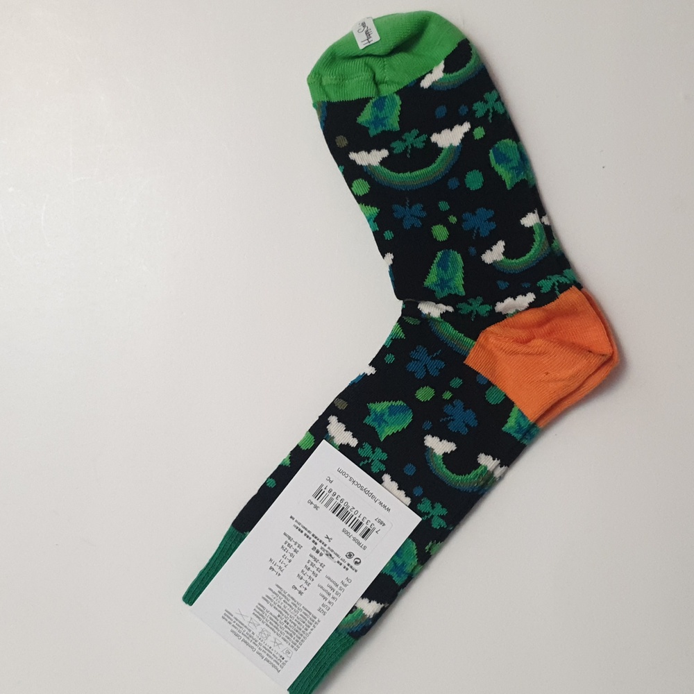 Happy Socks Women Socks EU 36-40, US 5.5 - 9.5 Brand New Combed Cotton #22 - Picture 4 of 4